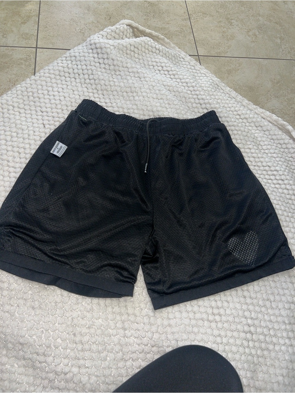 Kieth Haring 
Black Mesh Athletic Men’s Shorts